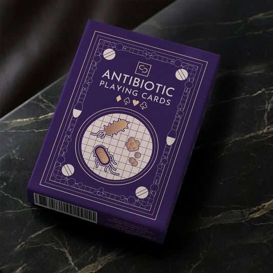 Antibiotic pharmacology playing card deck