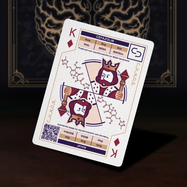 King card from the Antibiotic deck: cefazolin