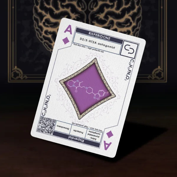 Ace card from the Psychiatry deck: risperidone